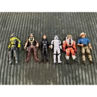 Vintage Lot of 6 Action Figures Star Wars G.I. Joe Lanard Hasbro