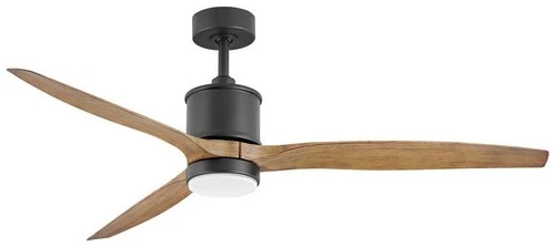 60" Hinkley Hover Matte Black Wet-Rated LED Smart Ceiling Fan - Picture 2 of 10