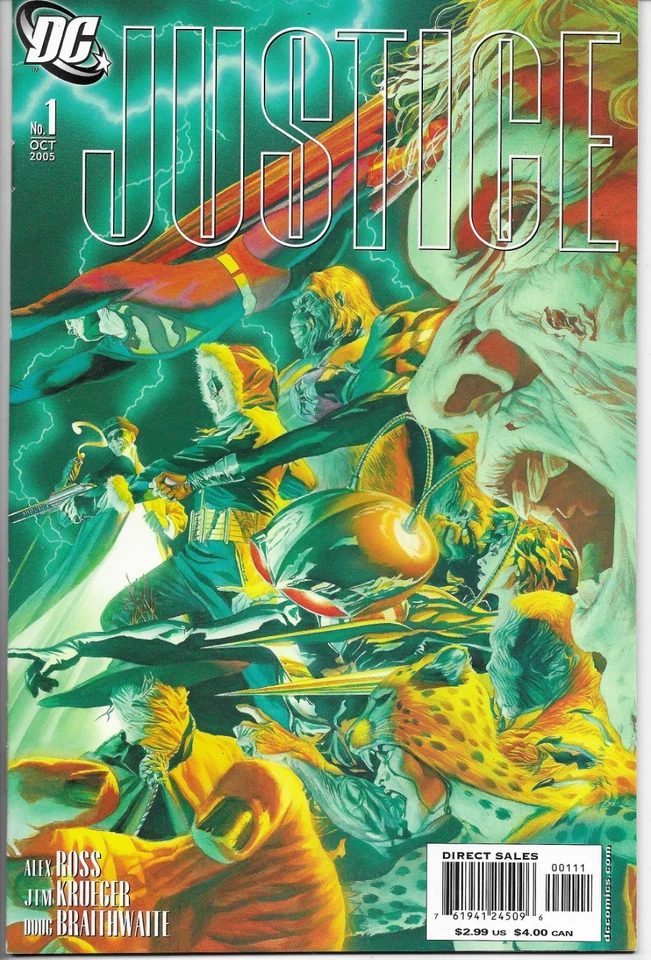 JUSTICE (2005) #1 Variant - ALEX ROSS - Back Issue (S) - Image 1 of 1