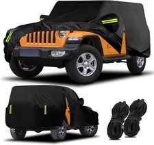 Custom Heavy Duty Waterproof Car Cover for Jeep Wrangler 2 Door 1987-2025 JK JL