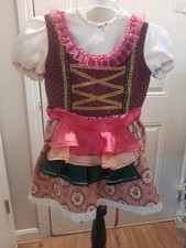 Kid's Bavarian Dirndl for German Oktoberfest Kids Size 4T - NEW Handmade in USA