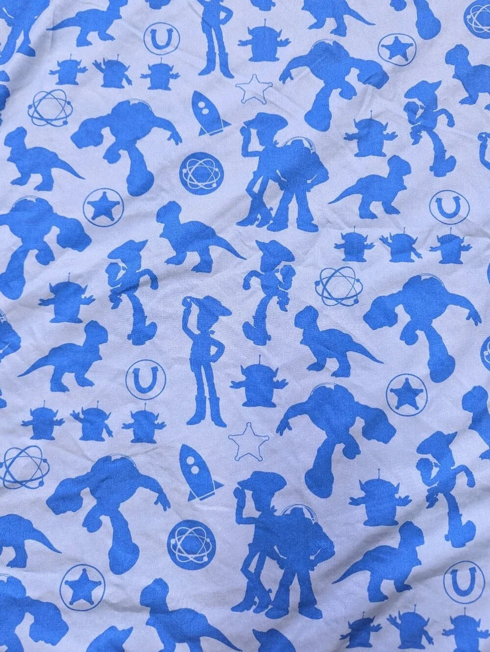 Toy Story Silhouette lenzuolo letto bambino 43" x 59" Woody, Buzz, Rex, Pixar