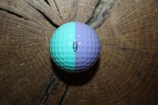 VINTAGE LAVANDER AND AQUA PING GOLF BALL