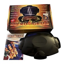 MICRO GRILL As Seen On TV Microwaveable Grill W/Guide With Recipes.