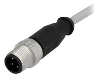 21348400484015 Stecker M12 Pin: 4 MäNnlich Code A-Devicenet / Canopen 1,5M Harti