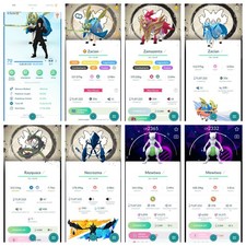 Level 70 Epic Pokemon Account Go | Rare Shundo Bg Fusion Zacian | Stacked Rare
