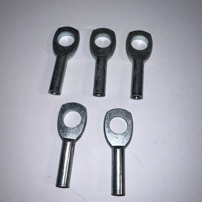 5 PC Swage Eye Terminal End for 1/8'' Wire Rope Solid Stainless Steel 