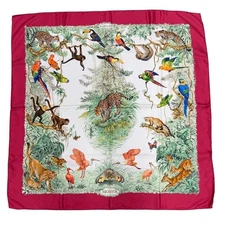 HERMES Carr 90 Equator Scarf k 197