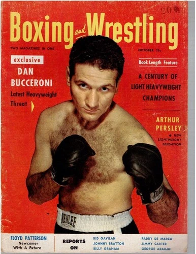 ヴィンテージ ボクシング&レスリング 雑誌 1953年 5 個セット | マルシアーノ・ラ・スターザ・ムーア - 画像14/19