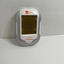 Sudoku Illuminated Handheld Electronic Game Has Stylus Used In Box Vintage