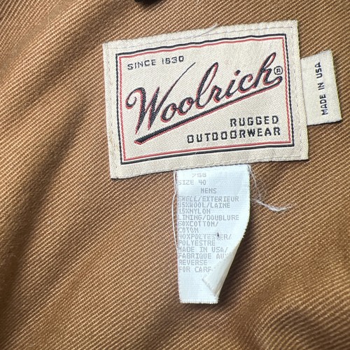 Vintage Woolrich Men's Wool Buffalo Plaid Cruiser Coat Hunting Jacket Size 40 R - Picture 14 of 16