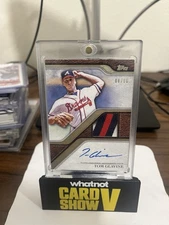 Tom Glavine 2024 Topps Patch Auto /10 TRAP-TGL
