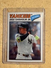 2026 Topps Heritage White Chrome Jazz Chisholm Jr. NY Yankees