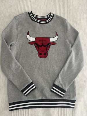 Stadium Essentials Heather Gray Chicago Bulls Sweatshirt 2023 Medium M Soft