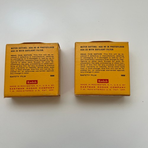 Lot of 2 KODACHROME II Magnetic Prestriped Color Movie Film 8mm Expired 1966 - Picture 2 of 6