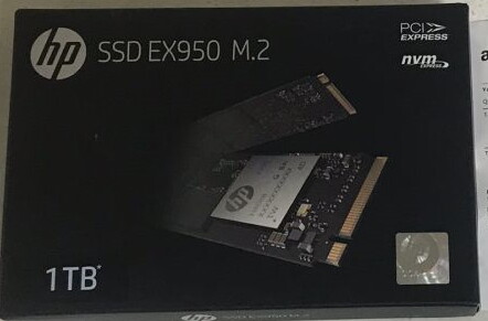 HP 5MS23AA#ABC EX950 1TB x NVMe 3D Internal Solid State