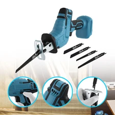 Cordless Electric Reciprocating Saw Blade Cutting Tool Fit For Makita 18VBattery