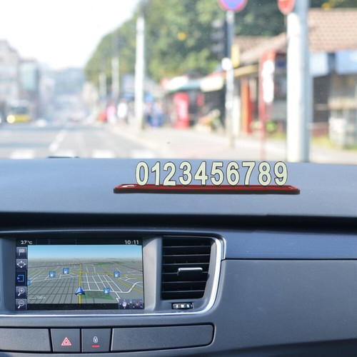 Threedimensional Parking Signs Night Light Phone Number Tag eBay