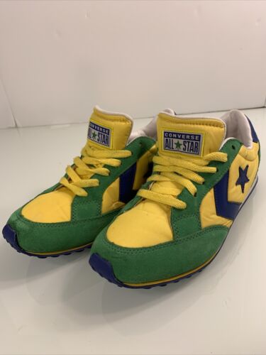 Tenis Converse All Star verde/amarillo reedición para hombre talla 8 mujer 9,5 eBay