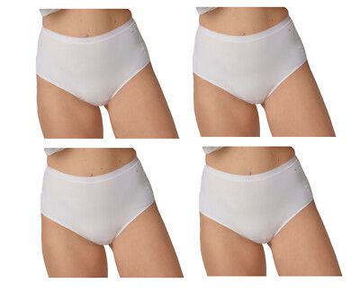 Triumph 4x Slip Smart Micro Maxi Plus Slips One size Größe 44-50 weiß Unterhosen