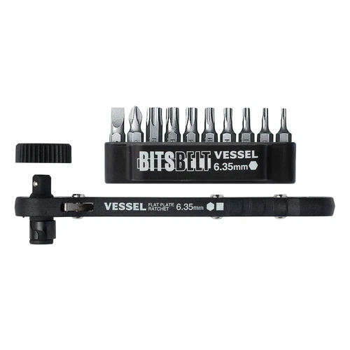 VESSEL Torx plate ratchet driver  with 10 bits  TX-11