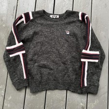 80s/90s Fila Wool Sweater Made In Italy 20  X 24  Vintage Sportswear Streetwear