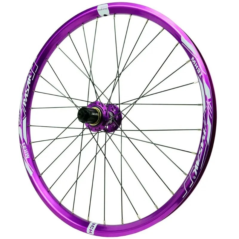 24inch AM DH MTB Aluminum Alloy Wheelset Thru Axle or QR 6 Pawls Hub HG MS XD - Image 3 of 4