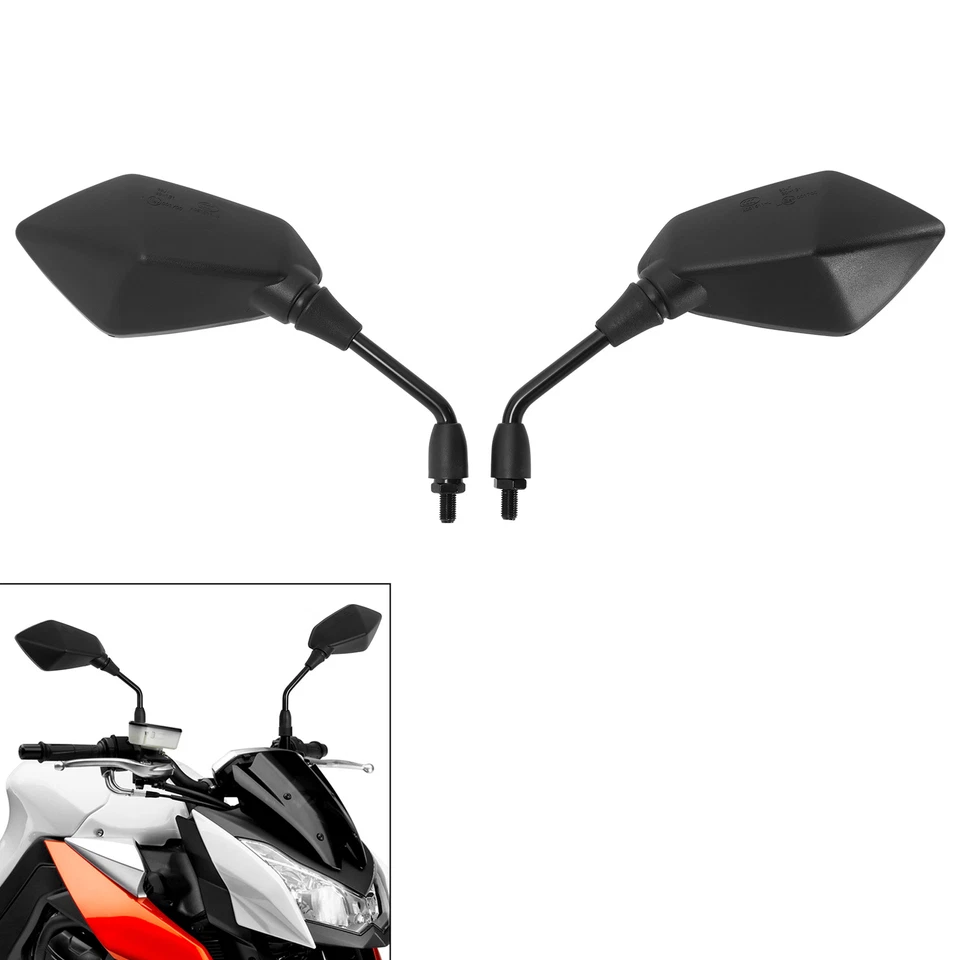 Espejos retrovisores aptos para Kawasaki Z750 2004-2012 Z1000 2003-2013 ZRX1200 01-08 Foto 4 de 4