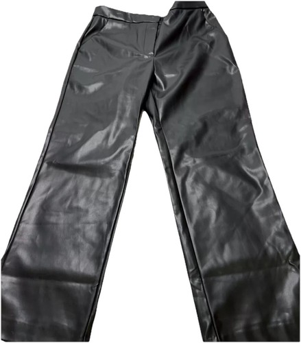 Alexia Admor Women's Pants Trousers Size 8 Faux Leather Mob Wife Goth