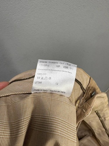 Brioni Pantalones Hombre Talla 55/W 36 Hecho en Italia - Imagen 12 de 13