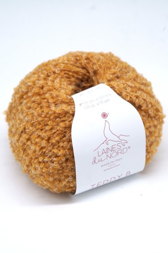 Boucle yarn Teddy yarn Laines du Nord Teddy B, Alpaca wool knitting yarn, 50 g - Picture 36 of 38