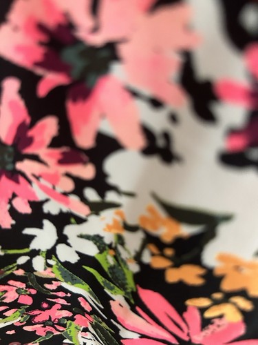 Allure swim tankini top 12/14 fuchsia with tropical print flowers NWT - 第 5/7 張圖片