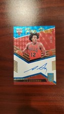 2021-22 Donruss Elite Pen Pals Blue Ayo Dosunmu RC Auto 4/35 Chicago Bulls