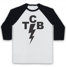 Elvis TCB Presley Rock N Roll Taking Care of Business 3/4 Sleeve Baseball Tee