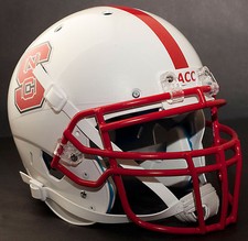*CUSTOM* NC STATE WOLFPACK NCAA Schutt XP Authentic GAMEDAY Football Helmet