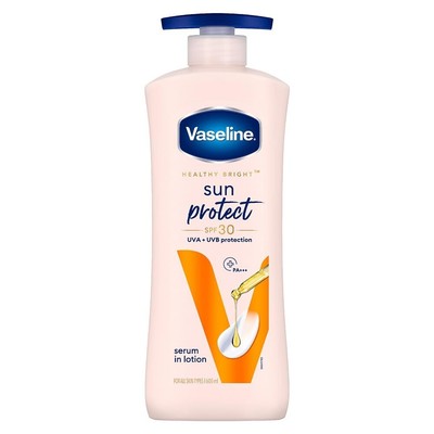 Vaseline Sun Protect SPF 30 UVA + UVB Protection Body Lotion To Reduce Tan Lines