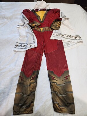 Youth DC Shazam 2 Pc Size Large Halloween Costume New With Tags 