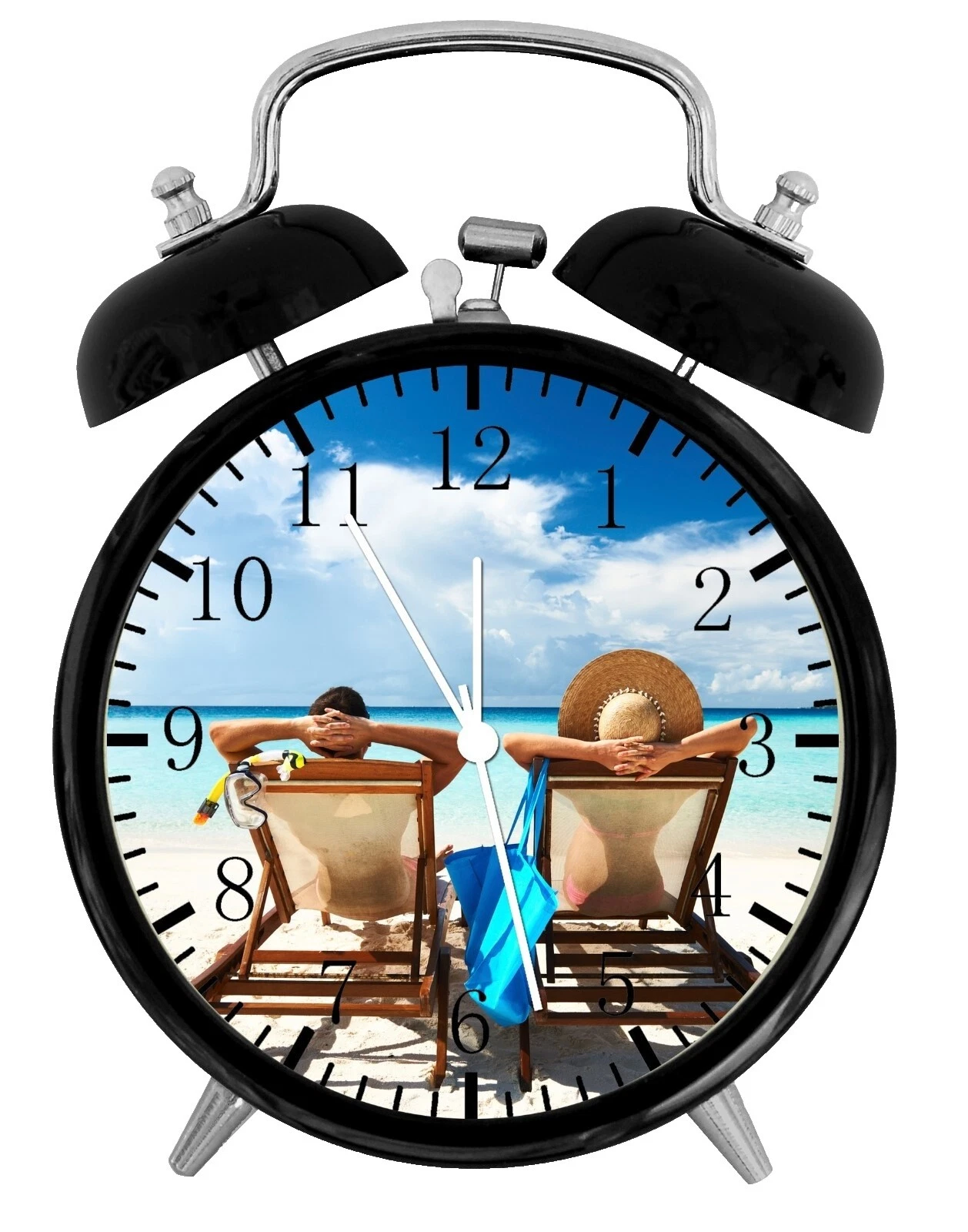 Relojes despertadores de negro de baloncesto y Radio Reloj