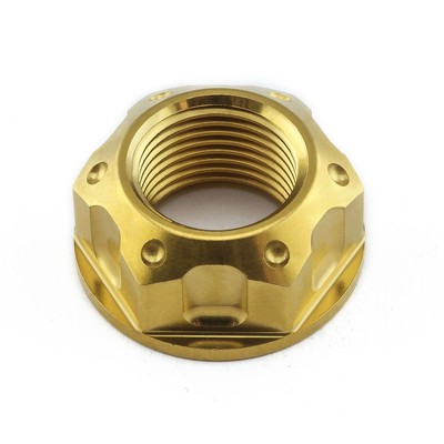 Pro-Bolt SS Axle Nut M18 X1.5 Rear Wheel Gold Hon Africa Twin 