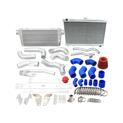 CXRacing Intercooler Radiator Piping Kit For 86-91 RX7 RX-7 FC 2JZ