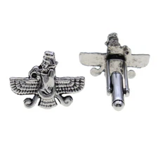Persian Farovahar Farvahar Pahlavi Kingdom Cufflinks Zoroastrian Persia Art Gift