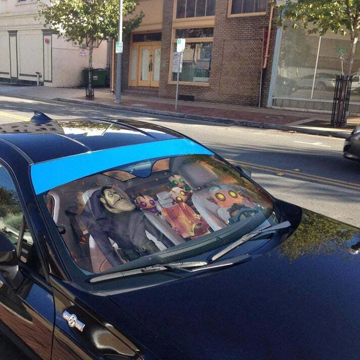 Dick Dastardly Scoob Car Sunshade