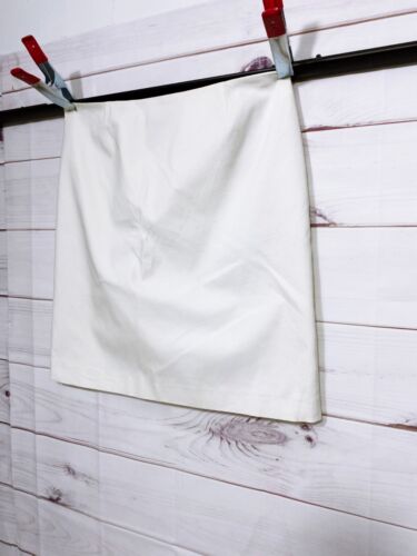 Falda para mujer Lauren Ralph Lauren, talla 16, blanca elástica, forrada con cremallera lateral - Imagen 3 de 7