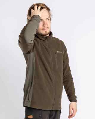Pinewood Air Vent Herren Fleecejacke Waffel-Fleece- d.moosgrün Gr. 2XL, 3XL, 4XL