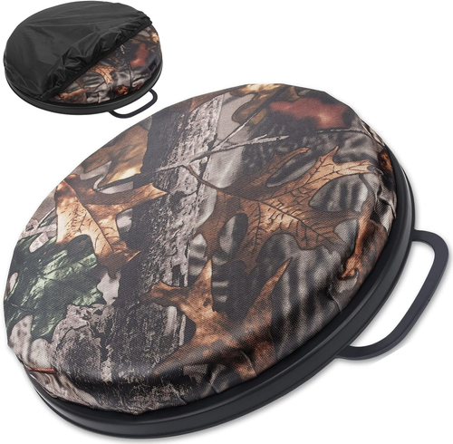 5 Gallon Bucket Seat with Swivel Foam Cushion and Waterproof Lid Cover