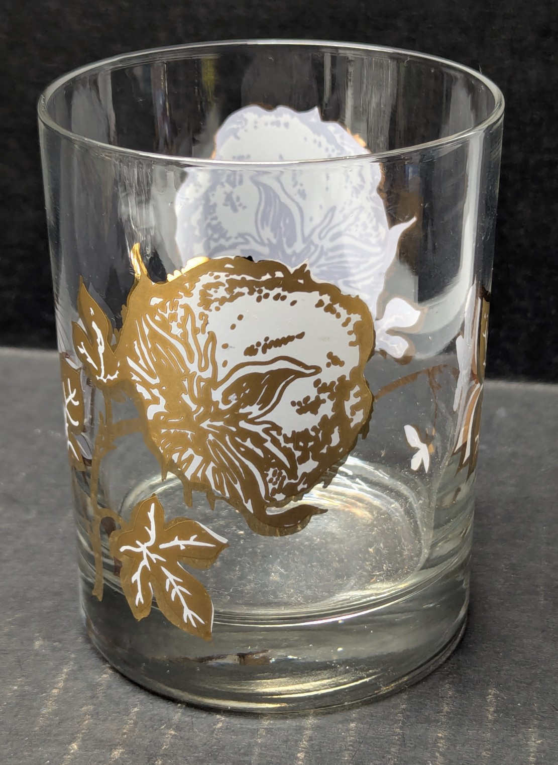 Culver Cotton Ball Drinking Glass MCM Barware Low Ball Rocks ...