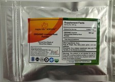 ORGANIC Licorice Root Powder Glycyrrhiza Glabra Glycyrrhizin Liquorice