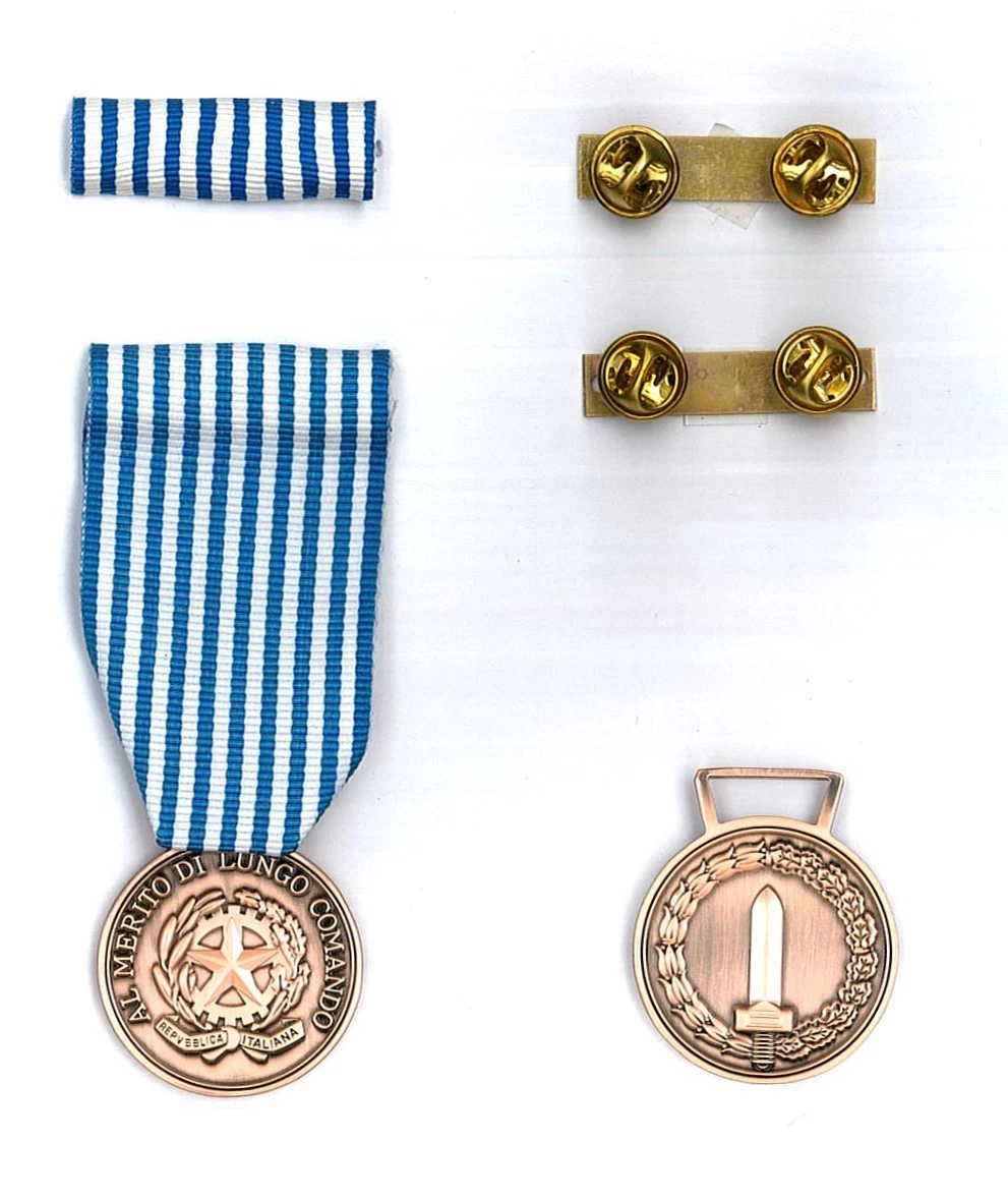 Médaille Italienne D'honneur "Al Merito Di Lungo Comando" – Ancienne Décoration