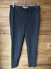 Lauren Conrad Women's Dark Gray Solid Leggings Pull On Pants Size 10