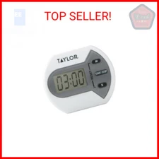 Taylor Digital Timer Counts Up and Down for School, Learning, Projects, and Kitc